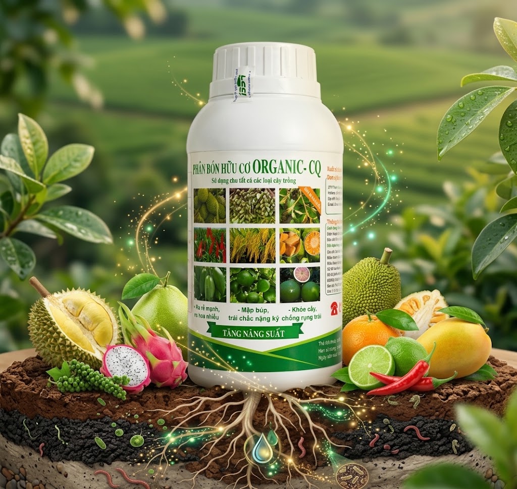 Chế phẩm sinh học Organic – CQ (vuông)